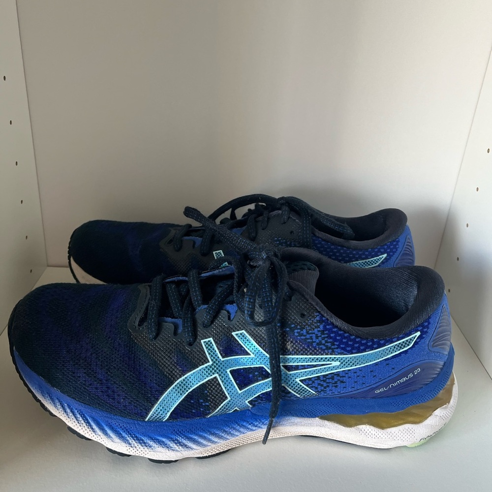 Asics Blue Teal Gel-Nimbus Running Sneakers - Picture 3 of 9